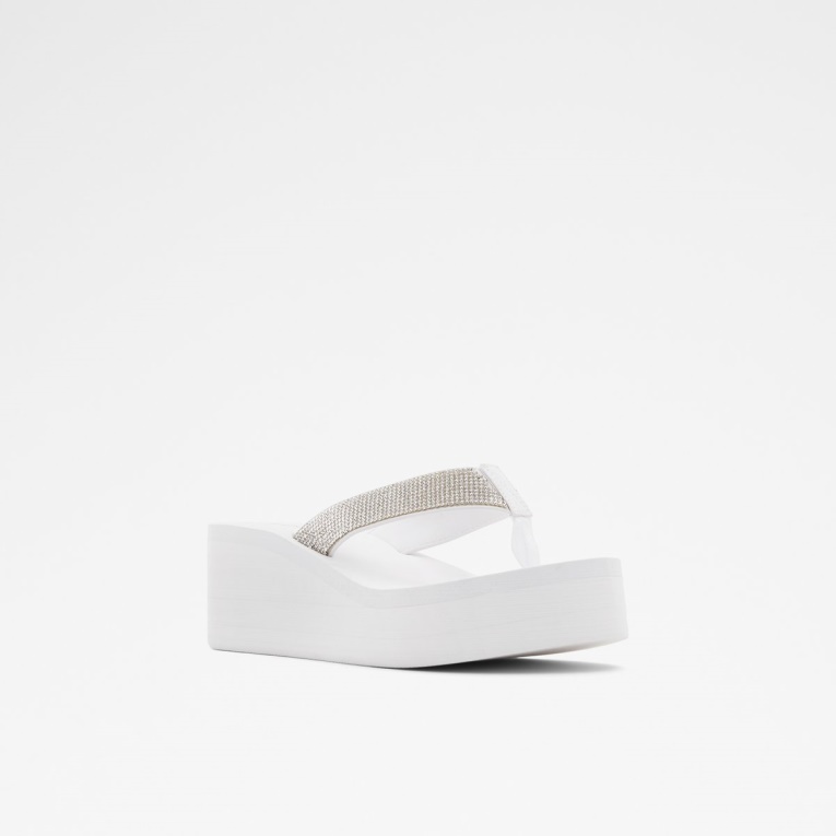 Aldo Chima Chanclas Blanco Moda