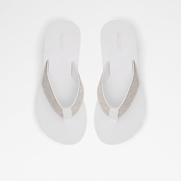 Aldo Chima Chanclas Blanco Moda