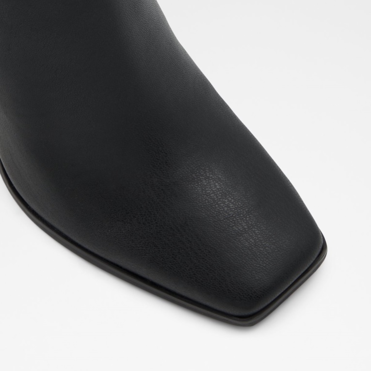 Botas Por Encima De La Rodilla Sintéticas Negras De Aldo Choan Con Tacón De Bloque