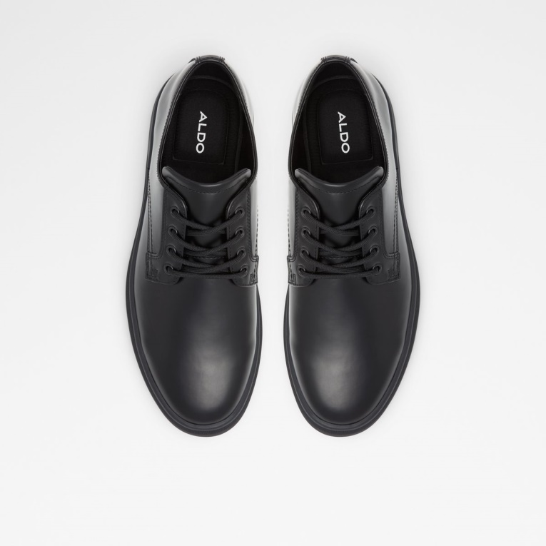 Zapato Oxford De Cromita Negro De Moda Con Suela De Copa Aldo