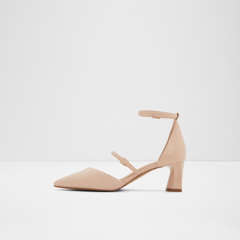 Rosa Zapato De Tacón Con Tiras Collette De Moda De Aldo