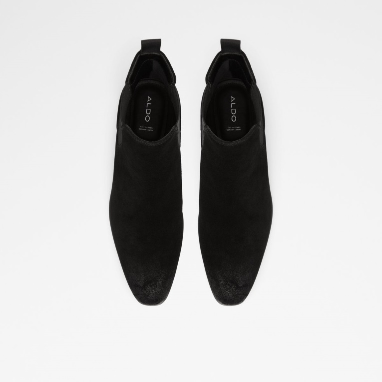 Botines Chelsea De Pana Negra Aldo De Moda