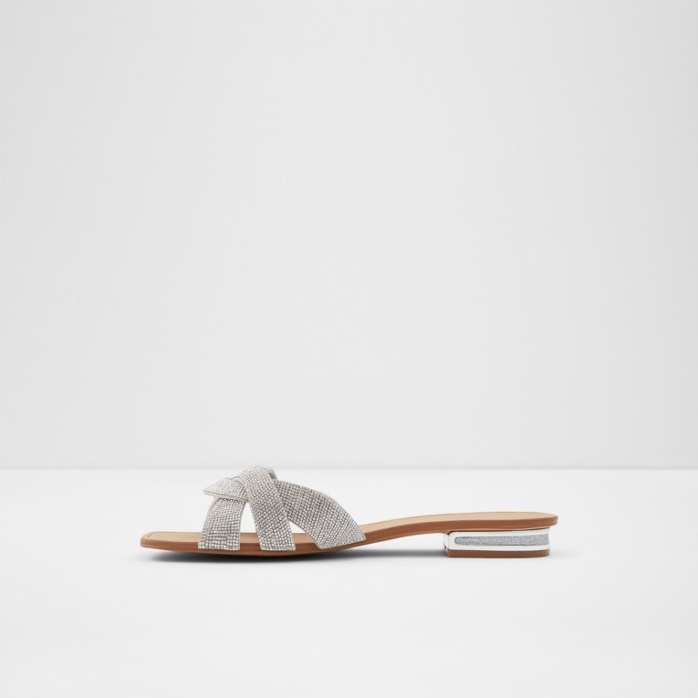 Agotado Coredith Slide Sandalia Moda Aldo Plata