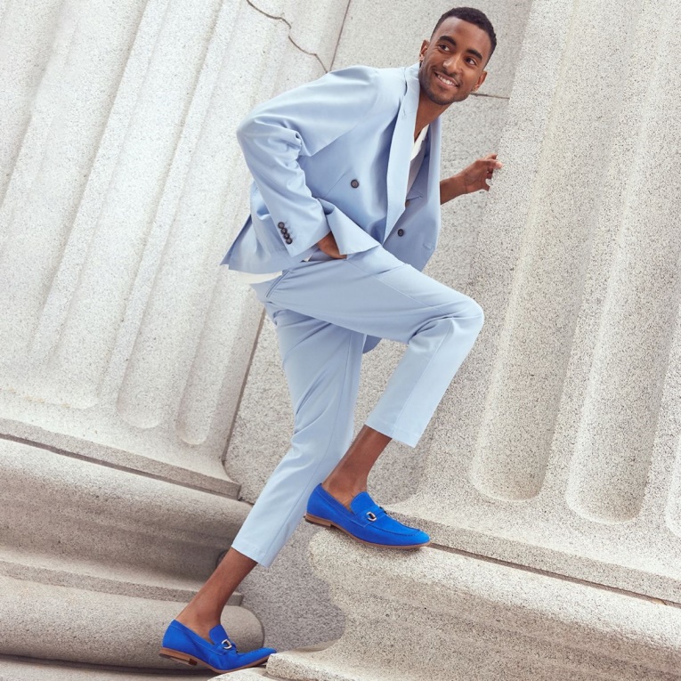 Mocasín Aldo Corsa Moda Azul Medio