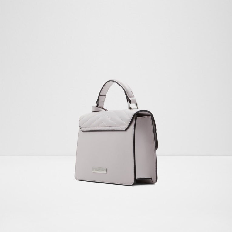 Bolso Gris De Algodón Con Asa Superior Aldo Fashion