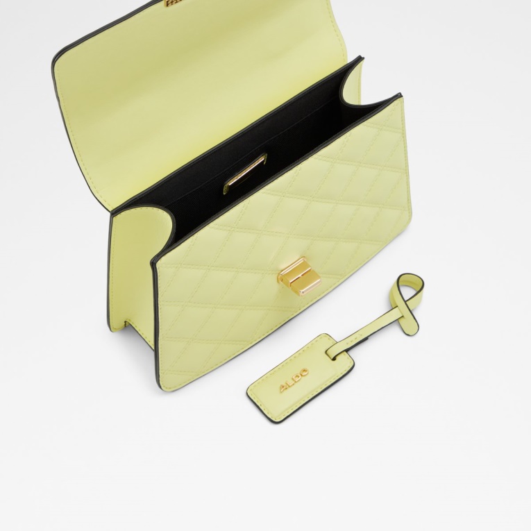 Bolso Aldo De Moda Con Asa Superior De Algodón Amarillo Claro