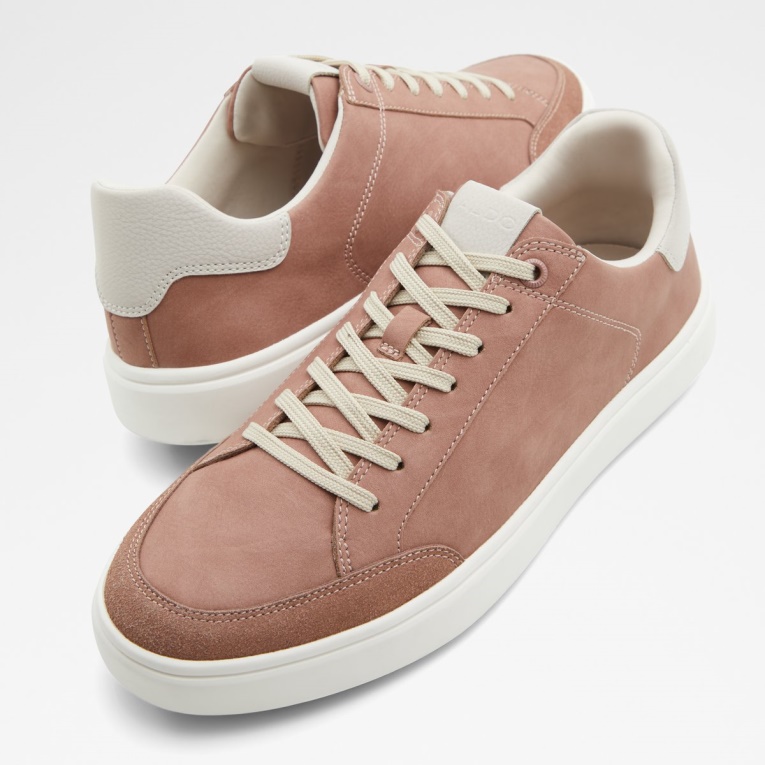 Zapatilla De Deporte De Caña Baja Courtspec En Beige Medio De Aldo Fashion Con Suela De Copa