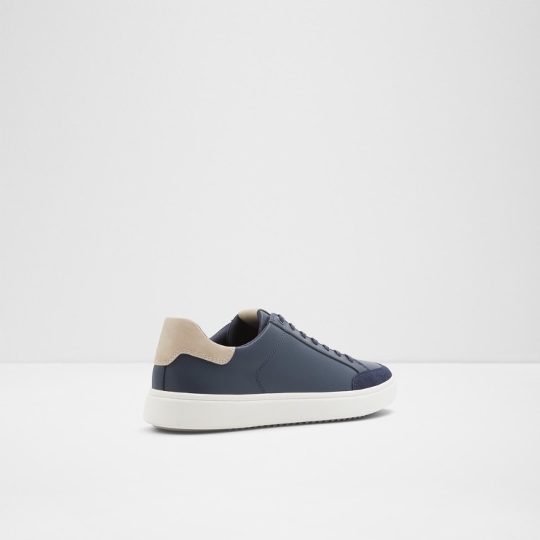 Moda Azul Marino Aldo Courtspec Low Top Zapatilla Suela De Copa