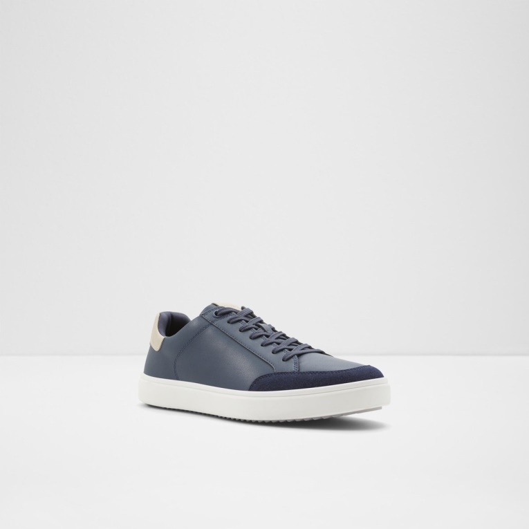 Moda Azul Marino Aldo Courtspec Low Top Zapatilla Suela De Copa