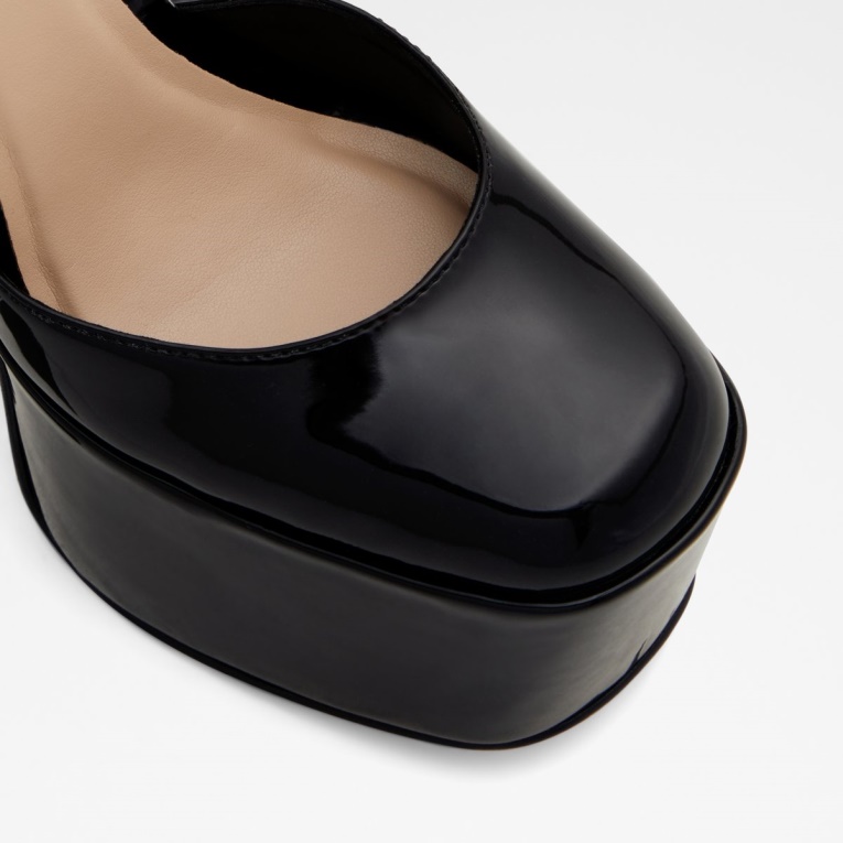 Aldo Negro Moda Nueva Llegada Craybaen Correa De Tobillo Zapato De Tacón Plateforme