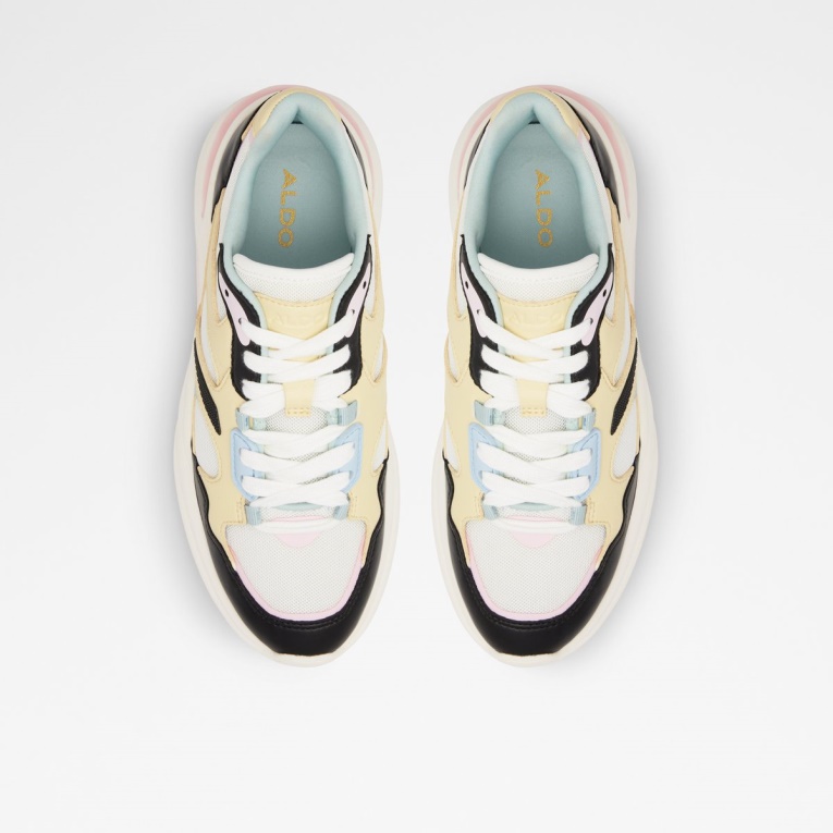 Aldo Createv2 Cuña Zapatilla De Deporte Jogger Suela Pastel Multi Moda
