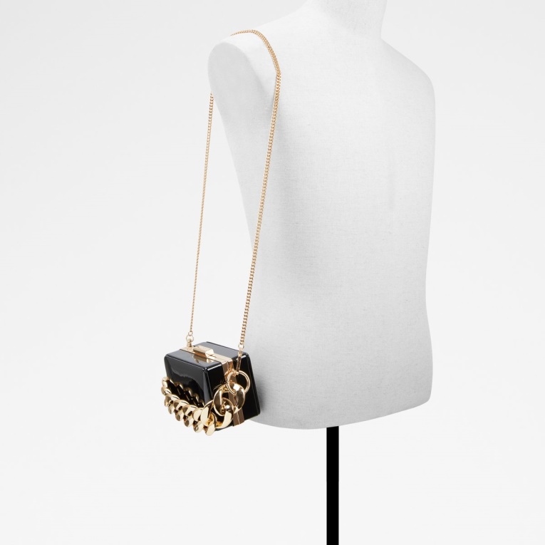 Bolso De Mano Aldo Fashion Cubetta Box Negro