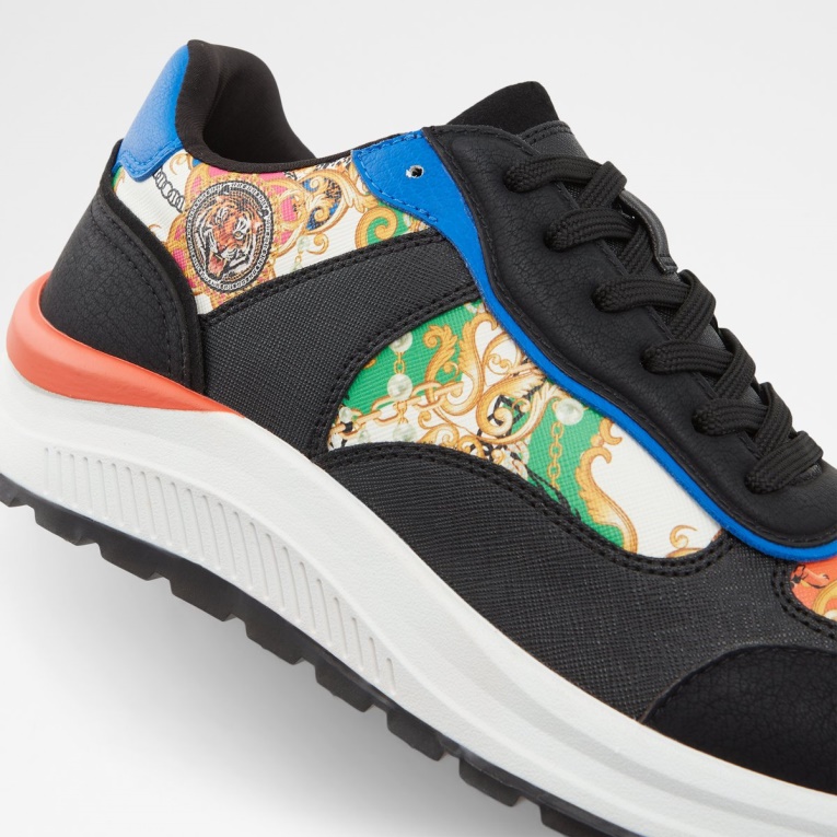 Negro Zapatilla De Deporte Con Suela Jogger Cypher De Moda De Aldo