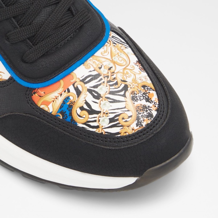 Negro Zapatilla De Deporte Con Suela Jogger Cypher De Moda De Aldo