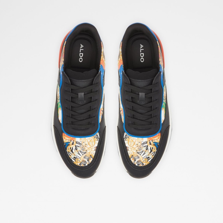 Negro Zapatilla De Deporte Con Suela Jogger Cypher De Moda De Aldo