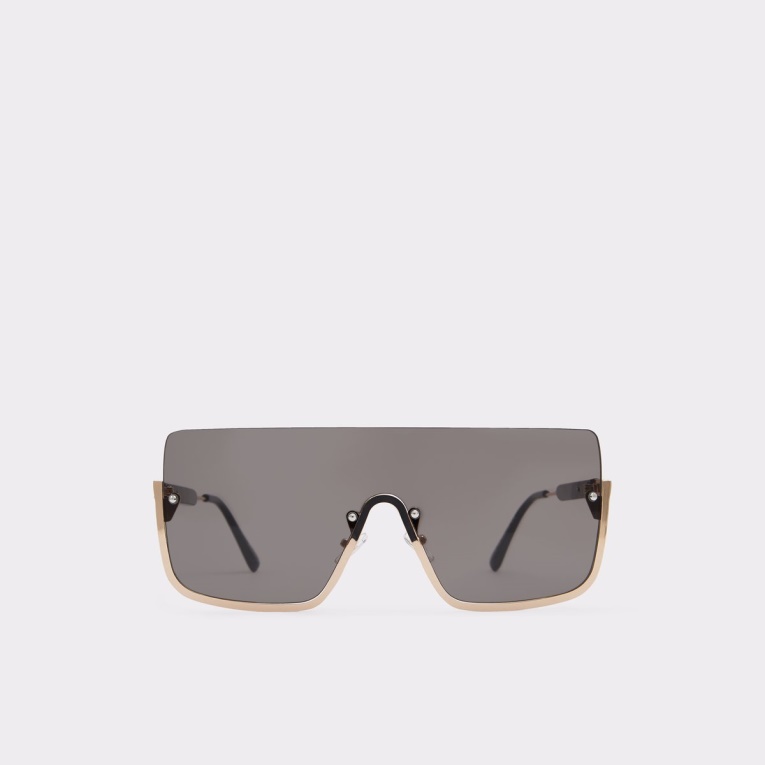 Gafas De Sol Con Escudo Aldo Danet Multimoda En Negro Y Oro