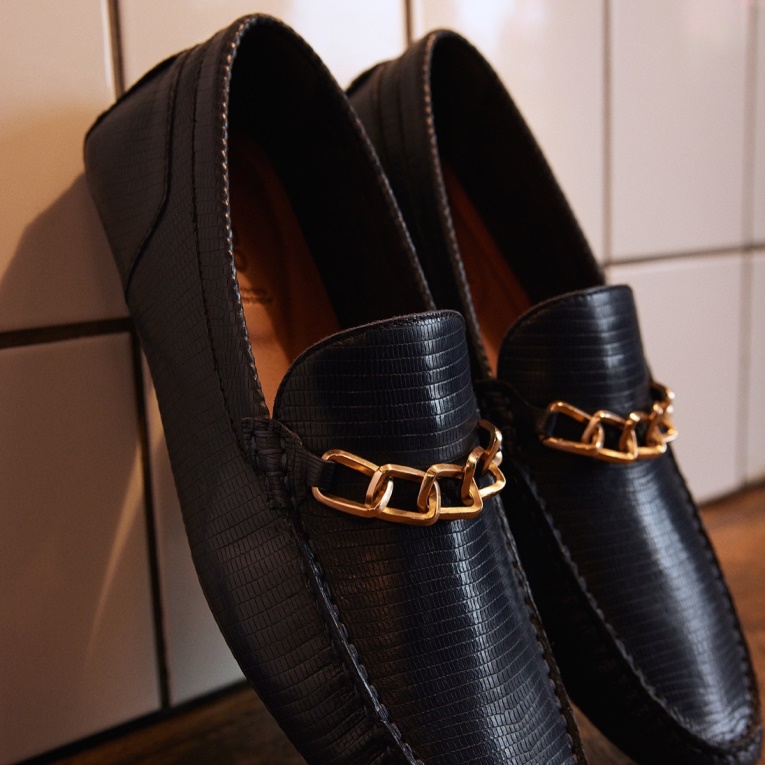 Moda Negro Davinch Zapato De Conducción Aldo