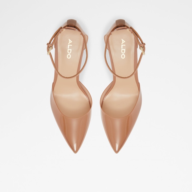 Zapato De Tacón Con Tiras Deedee Hueso Aldo Moda