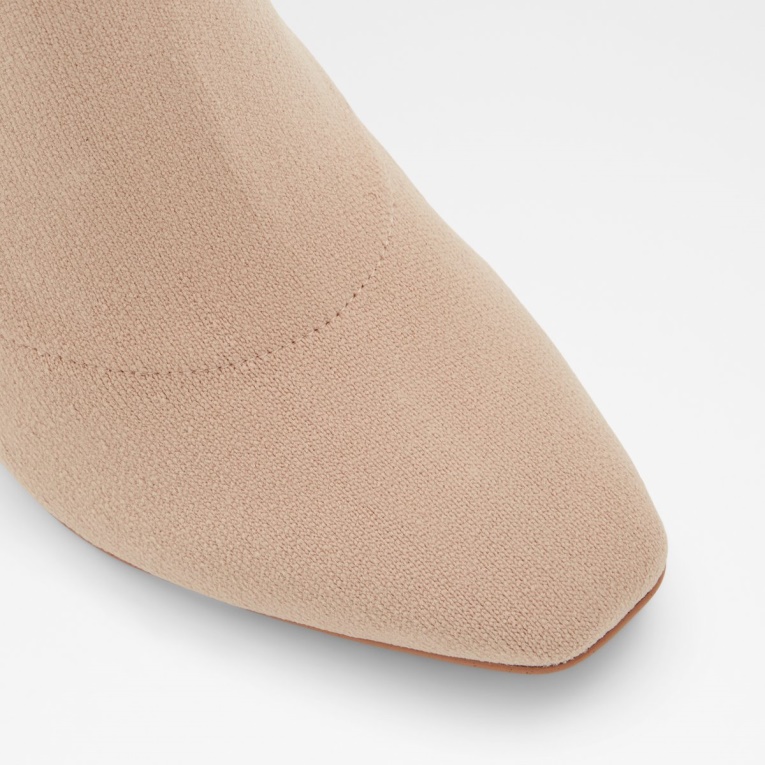 Aldo Fashion Delylah Botín Tacón De Aguja Hueso