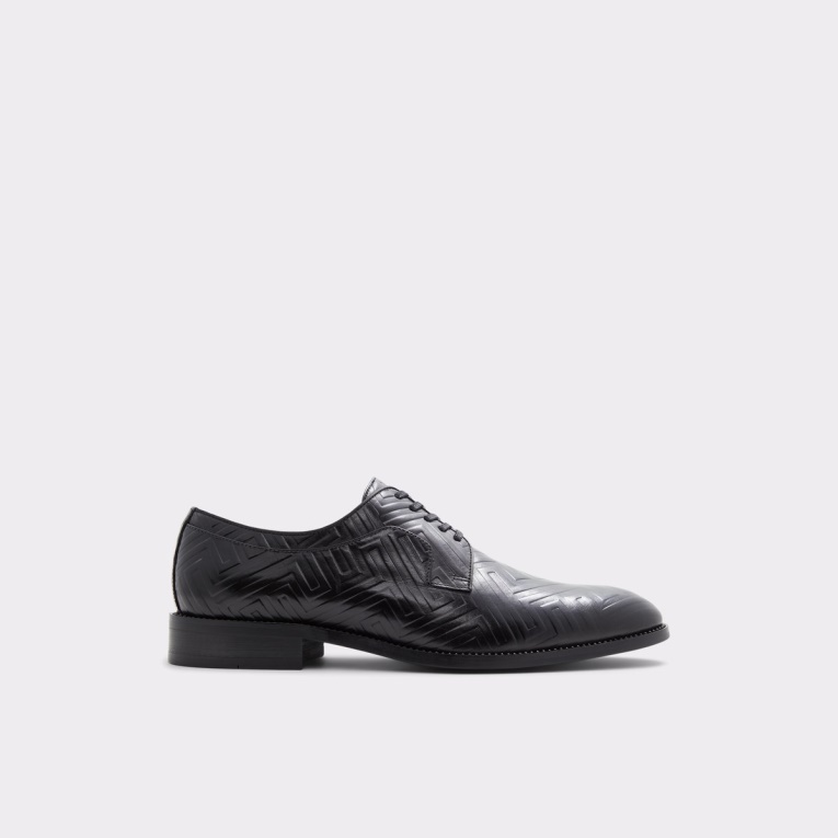 Nueva Llegada Derreck Oxford Zapato Moda Aldo Cuero Negro En Relieve