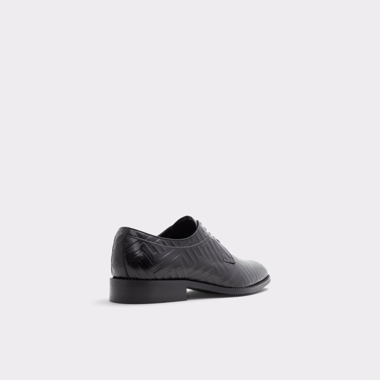 Nueva Llegada Derreck Oxford Zapato Moda Aldo Cuero Negro En Relieve