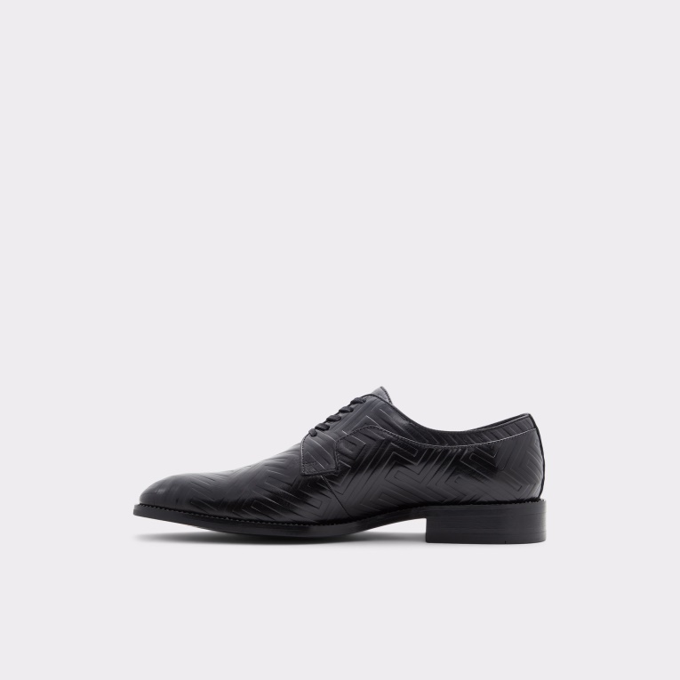 Nueva Llegada Derreck Oxford Zapato Moda Aldo Cuero Negro En Relieve