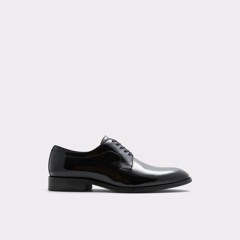 Derreck Cuero Negro Brillo Moda Aldo