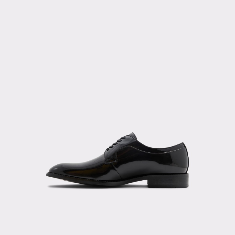 Derreck Cuero Negro Brillo Moda Aldo