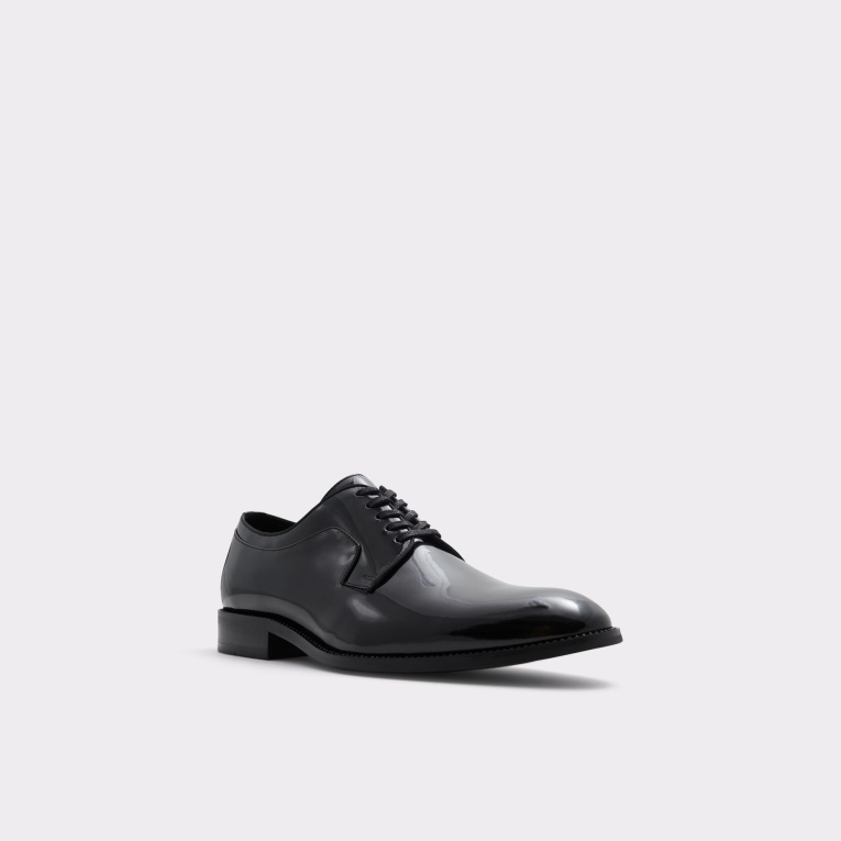 Derreck Cuero Negro Brillo Moda Aldo