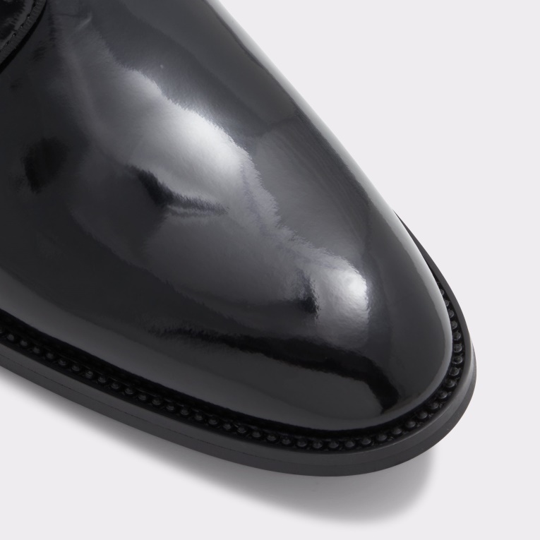 Derreck Cuero Negro Brillo Moda Aldo