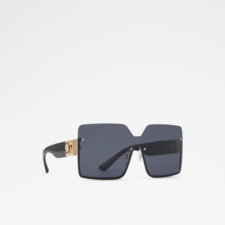 Aldo Devanandra Gafas De Sol Cuadradas Negro-oro Multi Moda