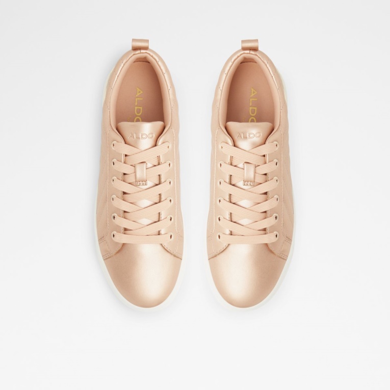 Dilathielle Zapatilla Baja Suela De Copa Moda Aldo Oro Rosa