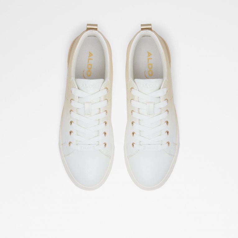 Zapatilla Baja Dilathielle De Moda De Satén Sintético Multicolor Dorado Transparente De ALDO