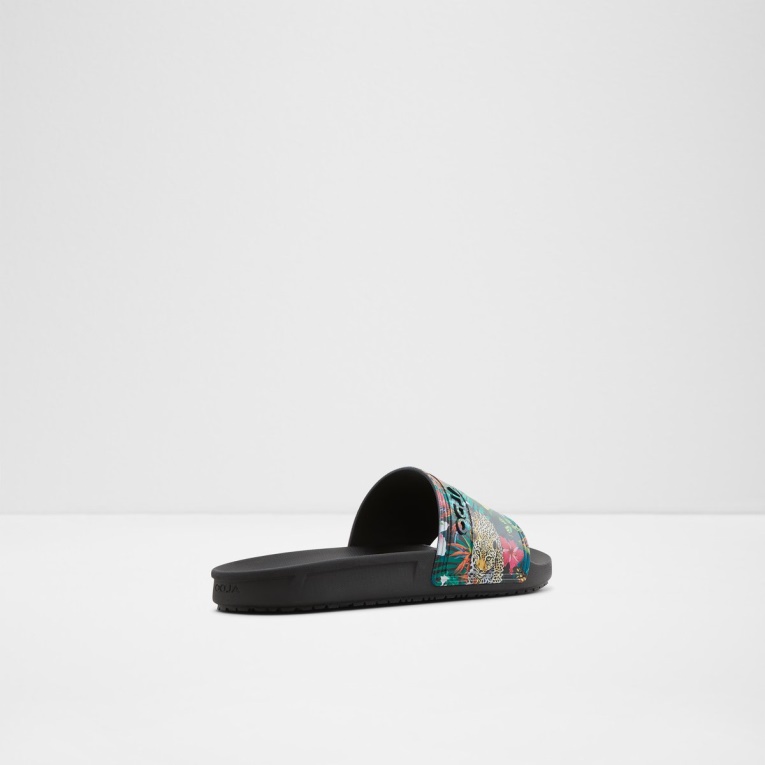Dinmore Slide Sandalia Aldo Fashion Negro Multi