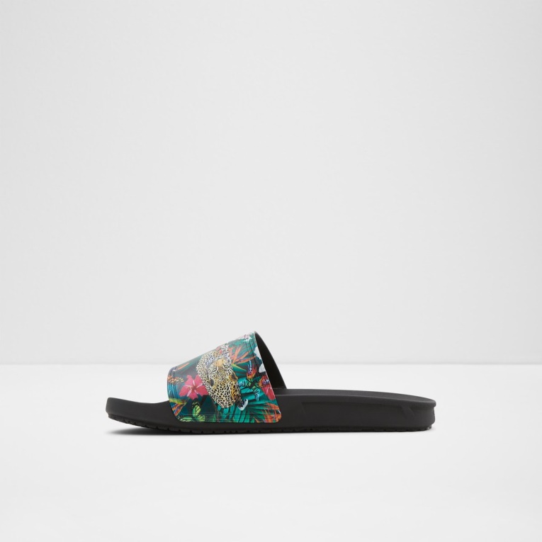 Dinmore Slide Sandalia Aldo Fashion Negro Multi