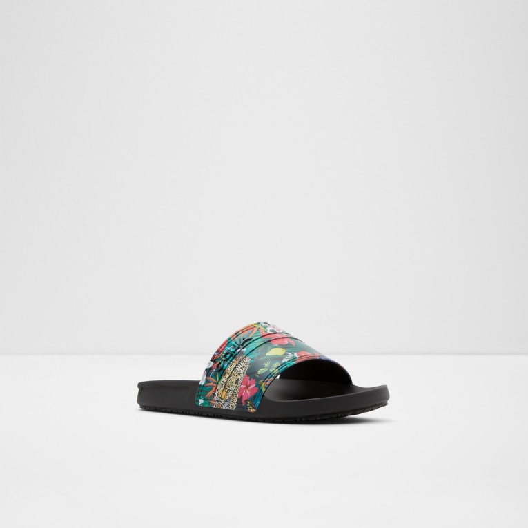 Dinmore Slide Sandalia Aldo Fashion Negro Multi