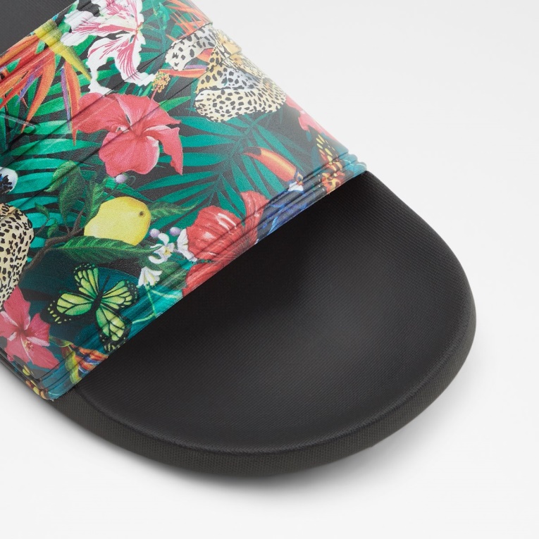Dinmore Slide Sandalia Aldo Fashion Negro Multi