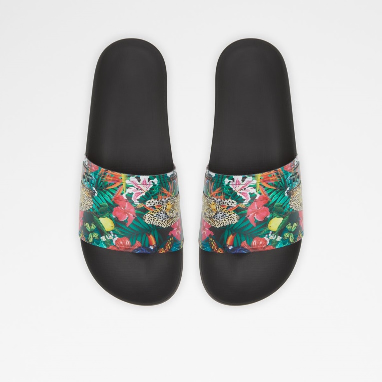 Dinmore Slide Sandalia Aldo Fashion Negro Multi