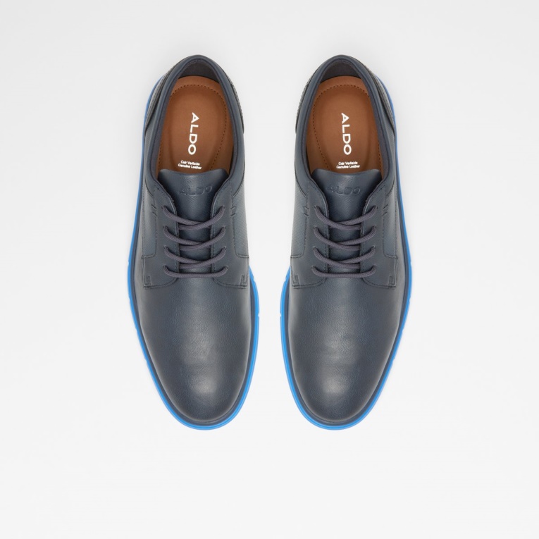 Azul Marino Sintético Suave Dividendo Zapato Oxford Moda Aldo