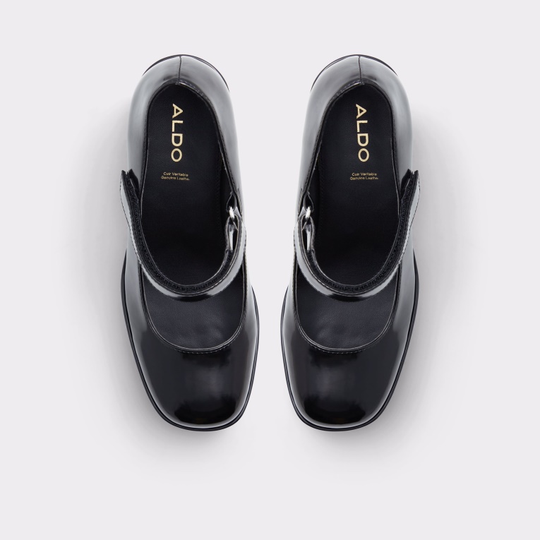 Negro Aldo Moda Dorothee Tacón Merceditas Plataforma
