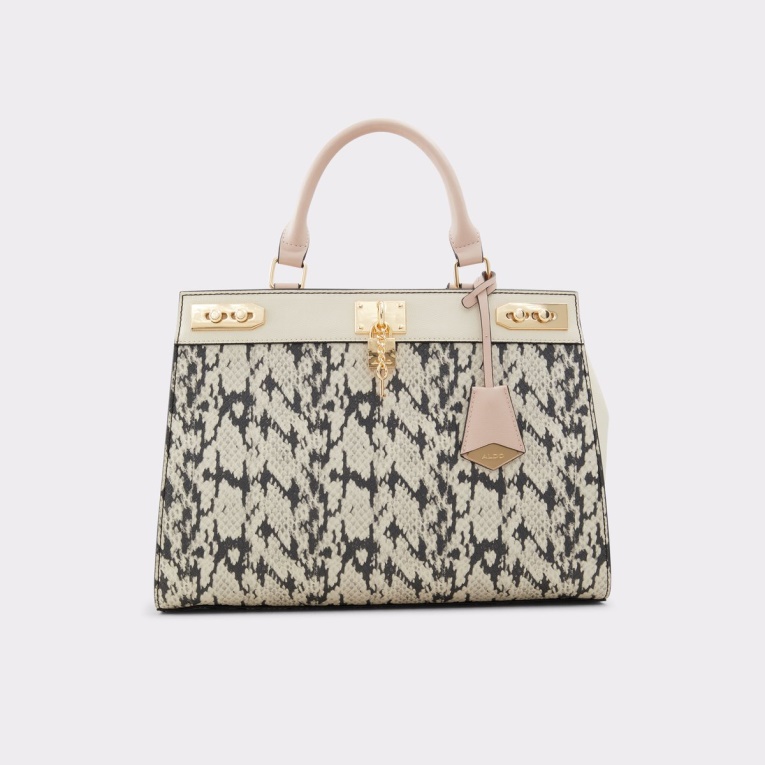 Bolso Tote Dreiddaa Blanco Y Negro Aldo Fashion