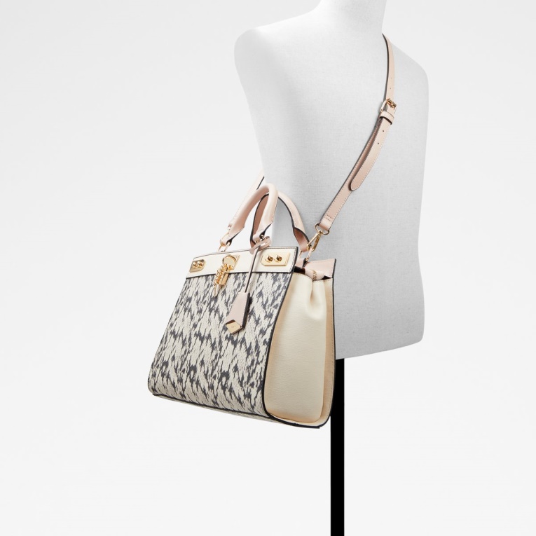 Bolso Tote Dreiddaa Blanco Y Negro Aldo Fashion