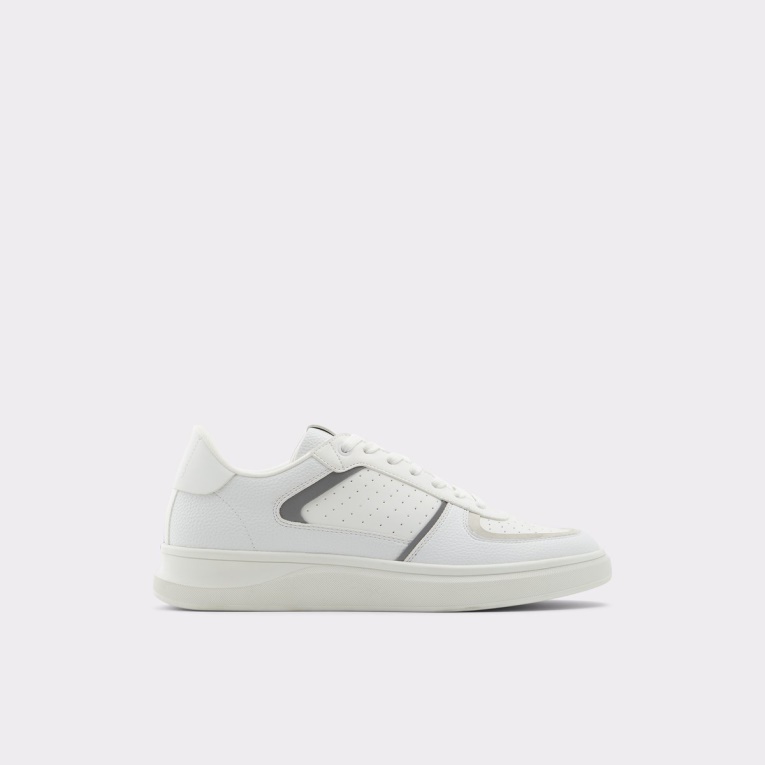 Tenis Bajos Sintéticos Perf Aldo Fashion Drishtia Blancos