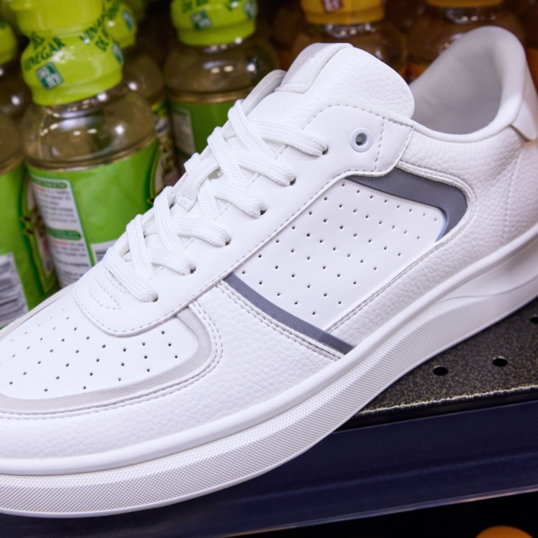 Tenis Bajos Sintéticos Perf Aldo Fashion Drishtia Blancos