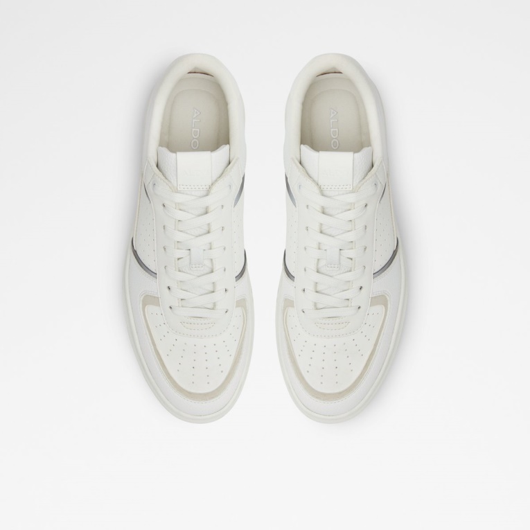 Tenis Bajos Sintéticos Perf Aldo Fashion Drishtia Blancos