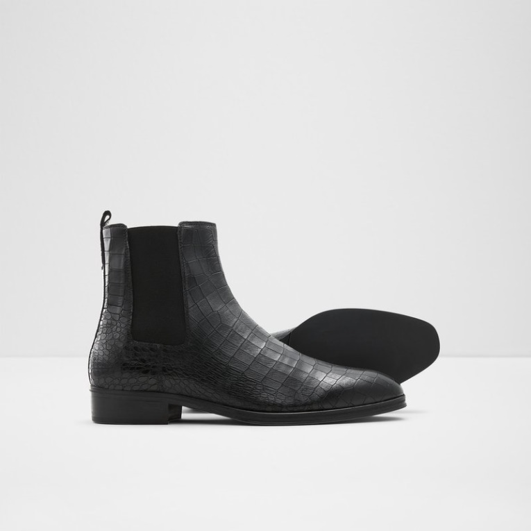 Aldo Moda Cuero Negro Suave Druven