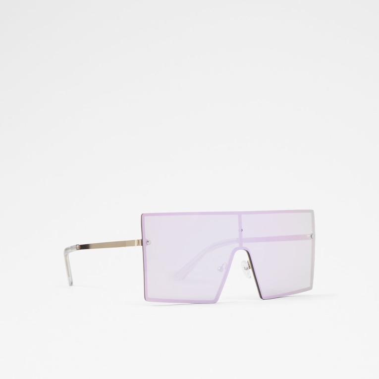 Gafas De Sol Cuadradas Dwawen Moda Aldo Morado Claro