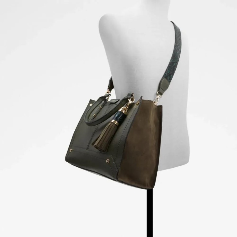 Aldo Fashion Etna - Bolso De Mano Para Mujer, Color Caqui