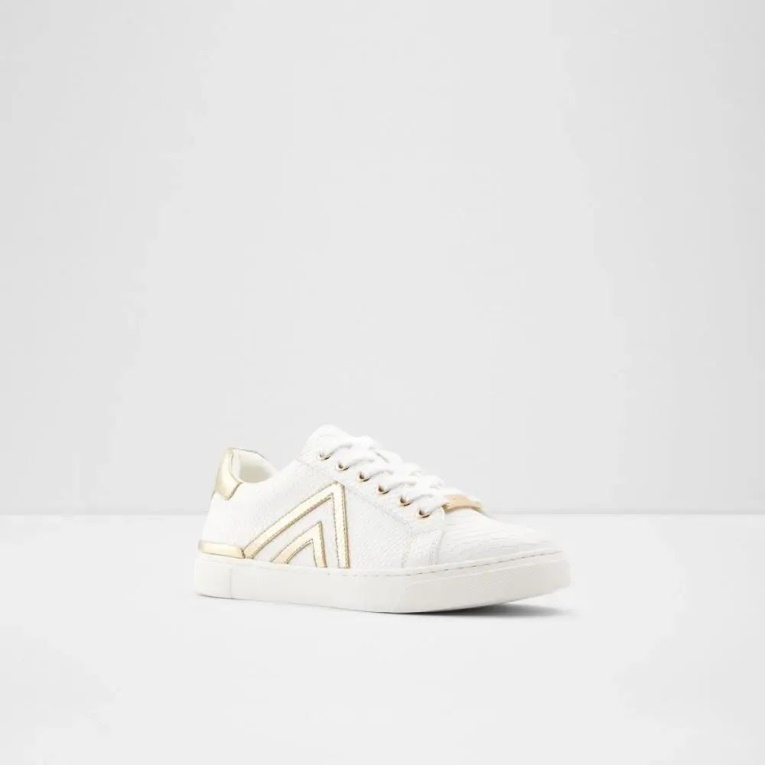 Fran Zapatillas Con Cordones Para Mujer Aldo Fashion Oro