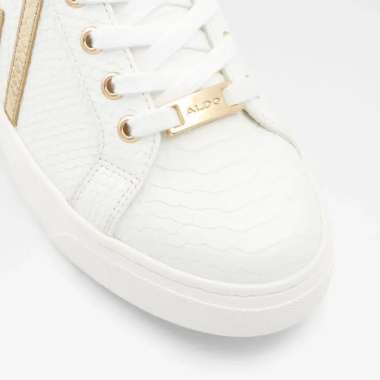 Fran Zapatillas Con Cordones Para Mujer Aldo Fashion Oro